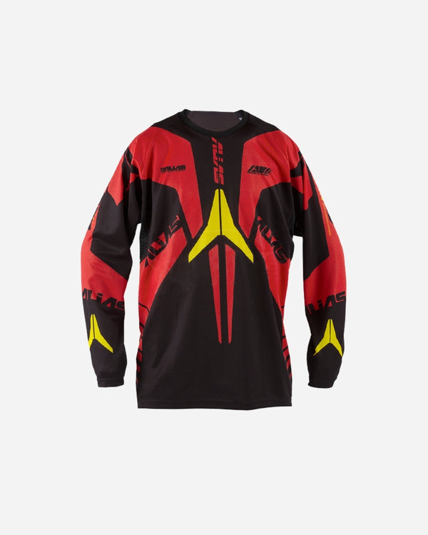 Maglia Alias ​​Racing A1 - Nero/Rosso
