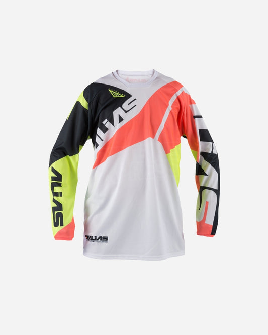 Maillot Alias Racing A2 - Rouge/Jaune Néon