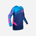 Maglia Alias ​​Racing A1 - Blu navy/Ciano platino