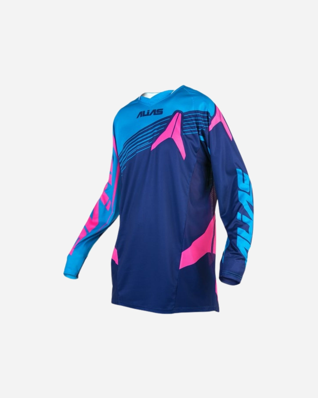 Maillot Alias Racing A1 - Bleu Marine/Cyan Platine