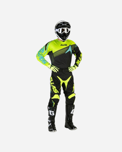 Maillot Alias Racing A1 - Noir/Jaune Platine