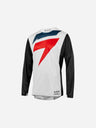 Maillot Shift Racing 3LACK Mainline - Noir/Blanc