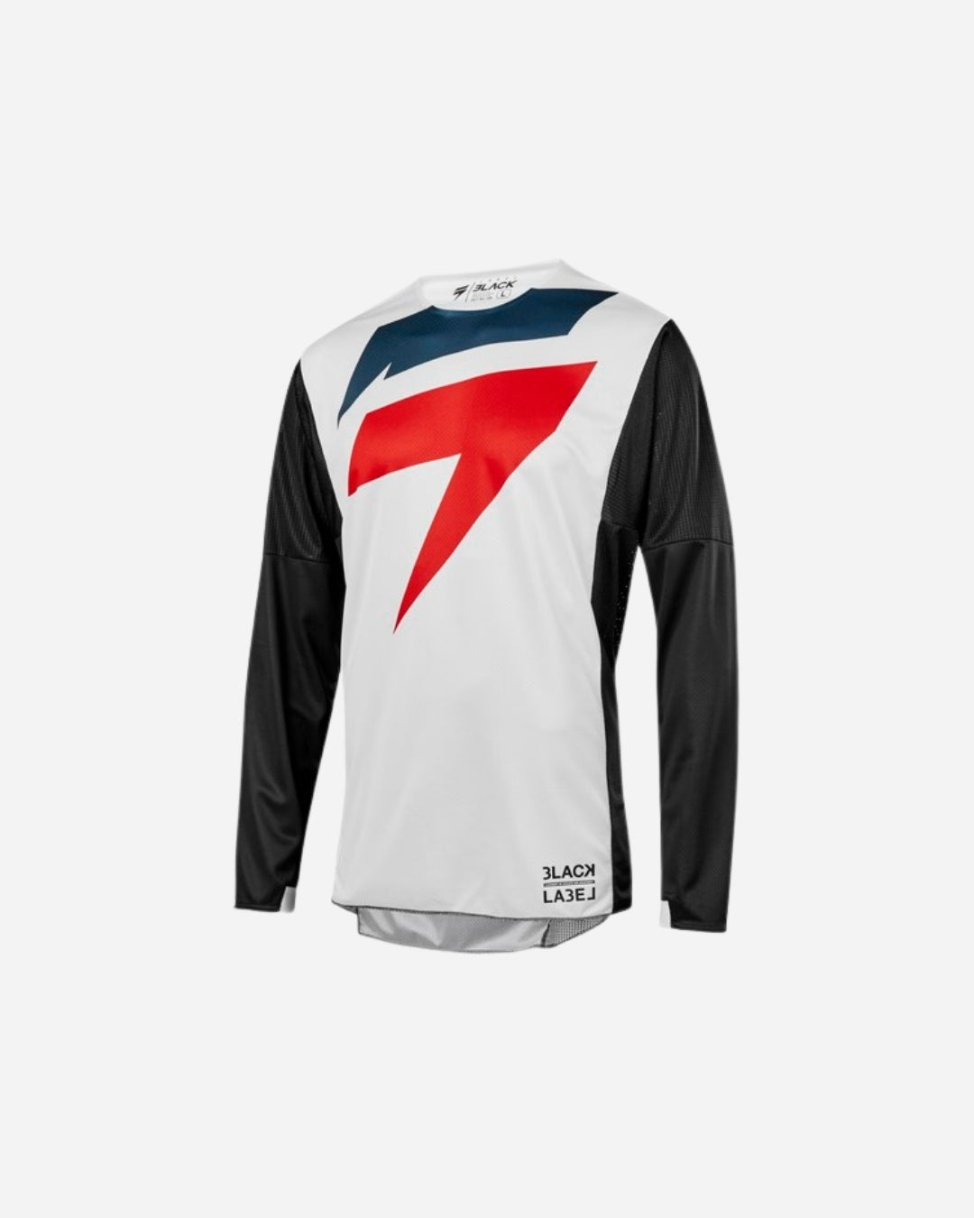 Maillot Shift Racing 3LACK Mainline - Noir/Blanc