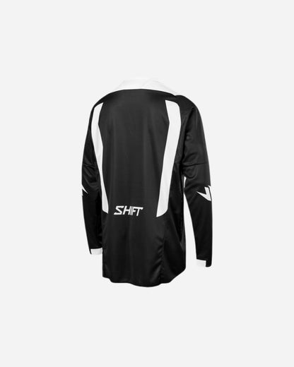 Maillot Shift Racing 3LACK Mainline - Noir/Blanc