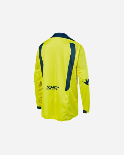 Maillot Shift Racing 3LACK Mainline - Jaune/Bleu marine