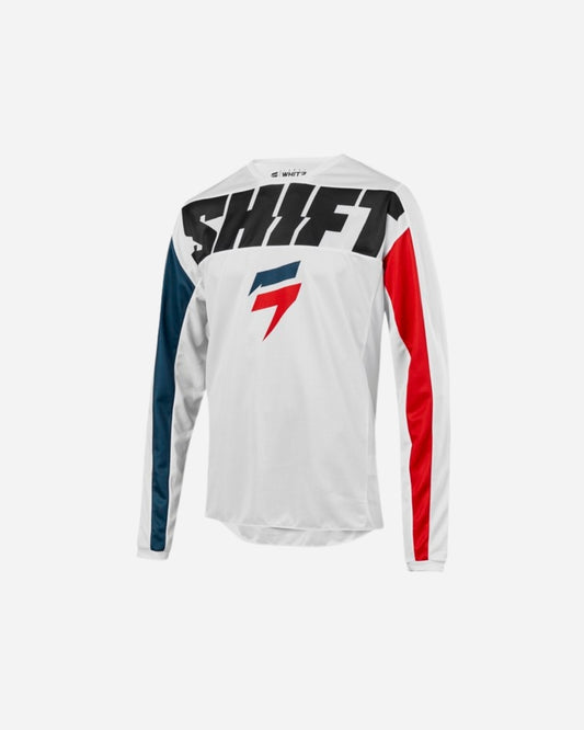 Maillot Enfant Shift Racing WHIT3 York - Blanc
