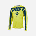 Shift Racing WHIT3 York Jersey - Yellow/Navy Blue