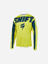 Maillot Shift Racing WHIT3 York - Jaune/Bleu marine