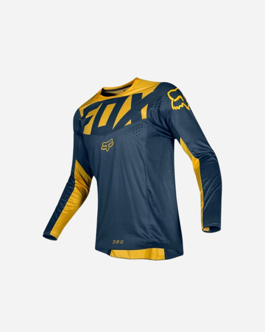 Maillot Fox Racing 360 Kila - Bleu marine/Jaune