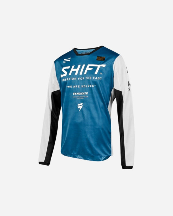 Shift Racing WHIT3 Muse Jersey - Blau