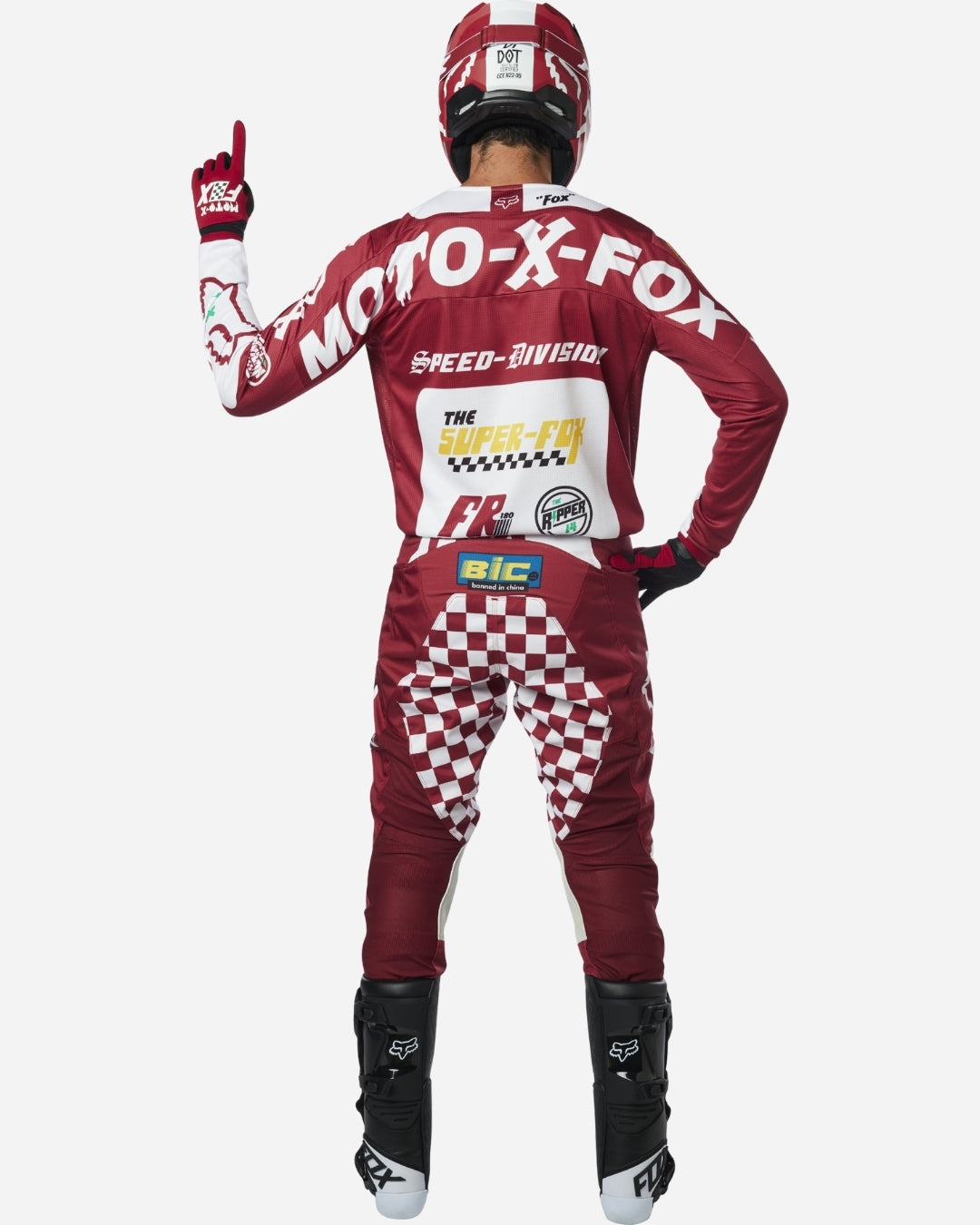 Pantalon Fox Racing 180 Czar - Rouge