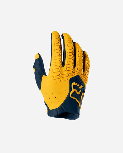 Gants Fox Racing Pawtector - Bleu marine/Jaune