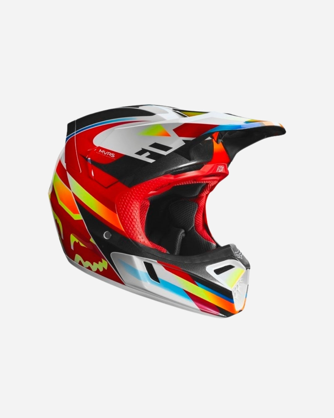 Fox Racing V3 Helmet - Red/Yellow