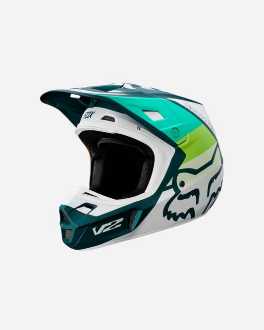 Fox Racing V2 Murc Helm - Grün