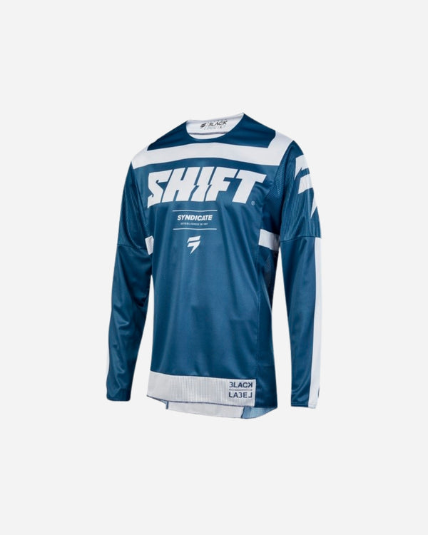 Maglia Shift Racing 3LACK Strike - Blu