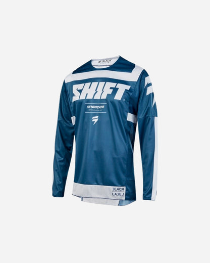 Maillot Shift Racing 3LACK Strike - Bleu