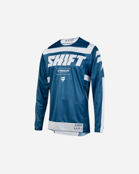 Maillot Shift Racing 3LACK Strike - Bleu