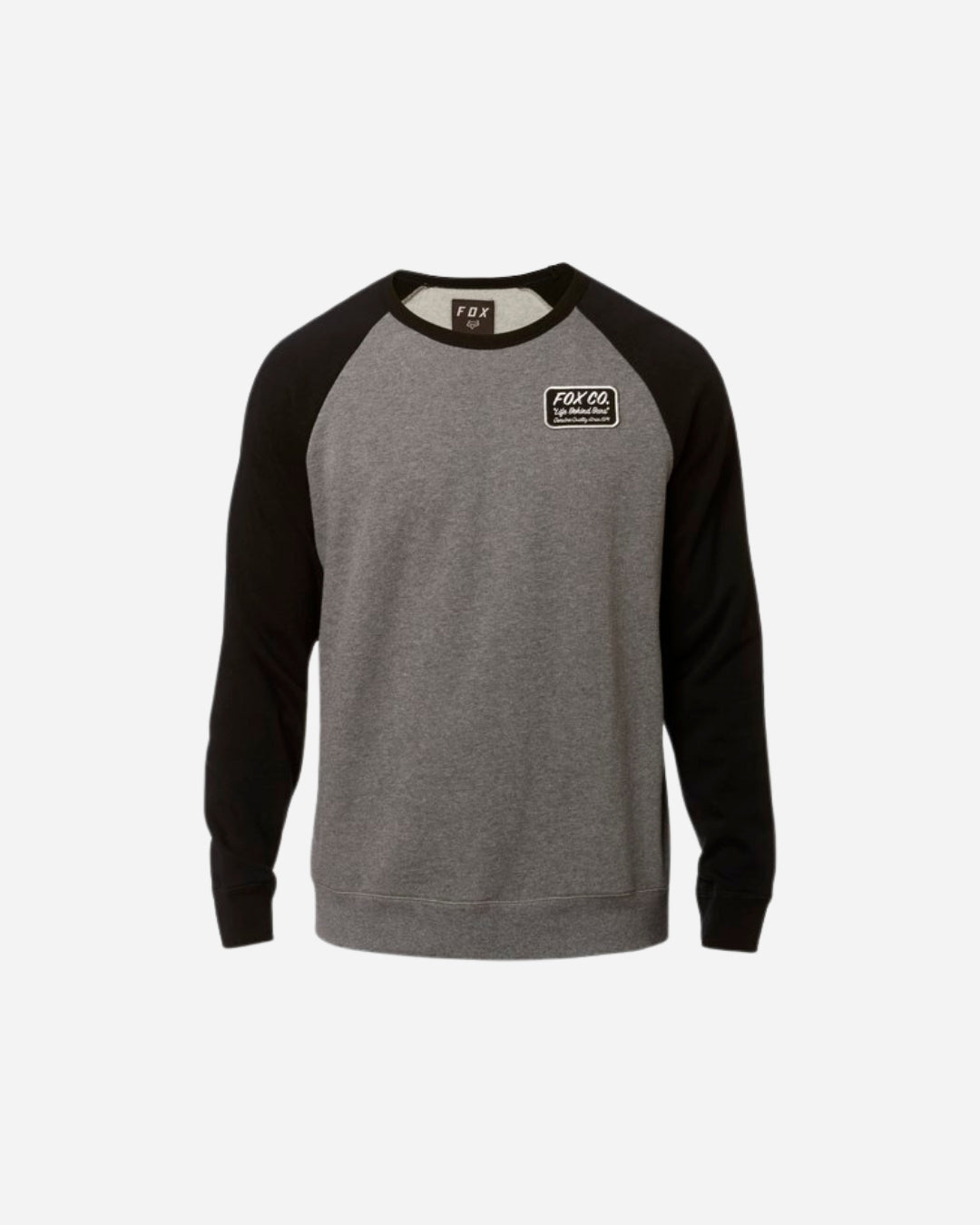 Fox Racing Resin Round Neck Sweatshirt - Gray
