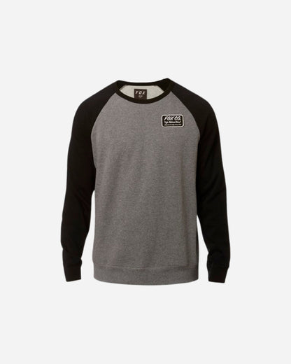 Fox Racing Resin Round Neck Sweatshirt - Gray