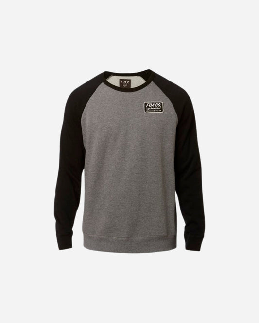 Fox Racing Resin Round Neck Sweatshirt - Gray