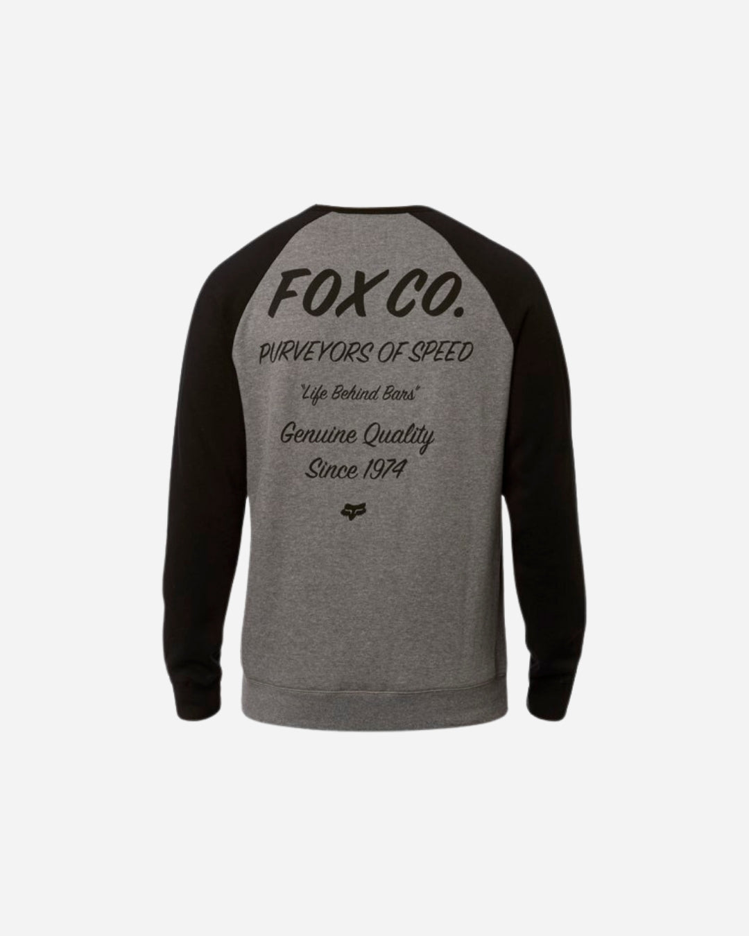 Fox Racing Resin Round Neck Sweatshirt - Gray
