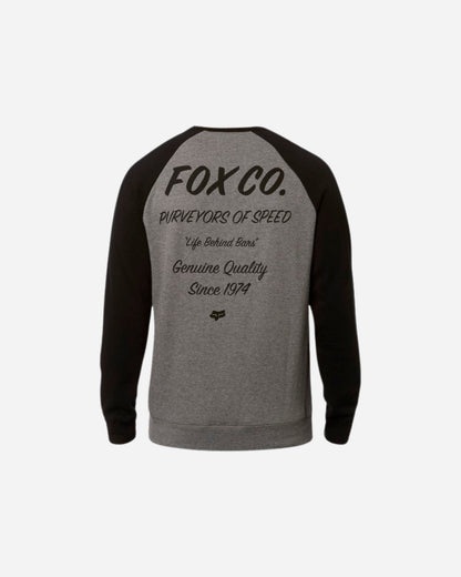 Fox Racing Resin Round Neck Sweatshirt - Gray