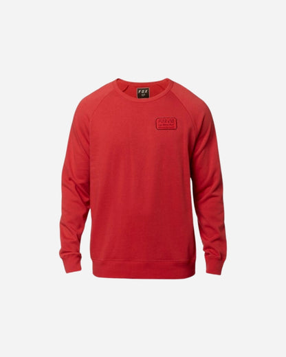 Fox Racing Resin Round Neck Sweatshirt - Red