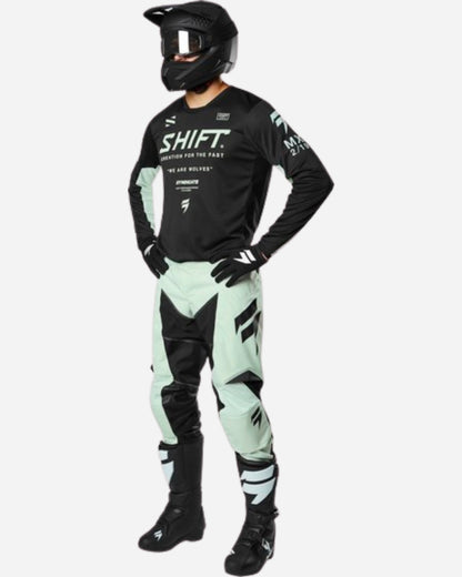 Maillot Shift Racing WHIT3 Label Édition Spéciale Basalt - Noir