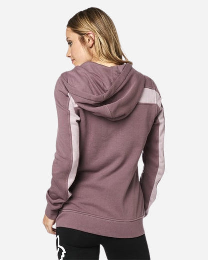Sweat à capuche zippé Fox Racing Solo - Violet