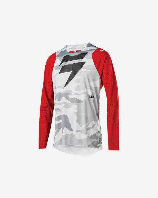 Shift Racing 3LUE Special Edition Schneetrikot – Camouflage/Rot
