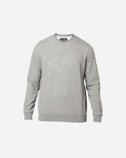 Fox Racing Refract DWR Round Neck Sweatshirt - Gray