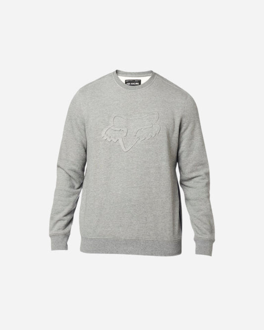 Fox Racing Refract DWR Round Neck Sweatshirt - Gray