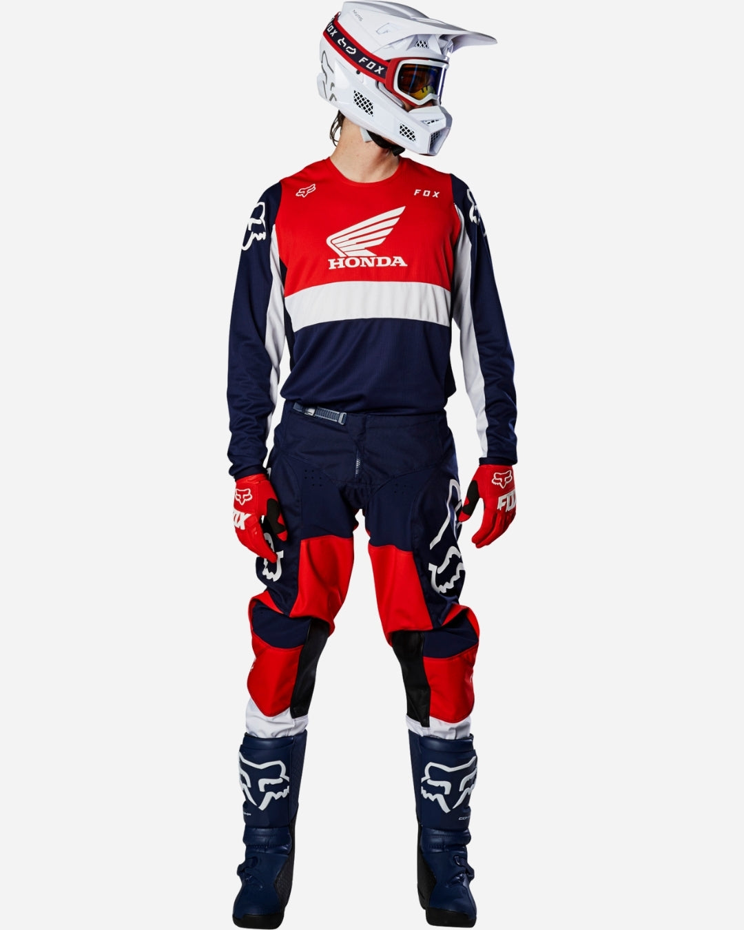 Pantalon Fox Racing 180 Honda - Marine/Rouge