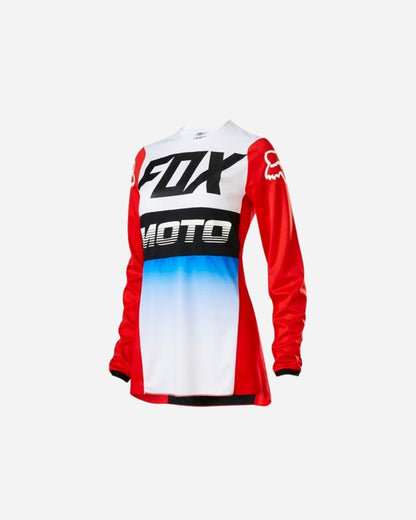 Maillot femme Fox Racing 180 Fyce - Bleu/Rouge