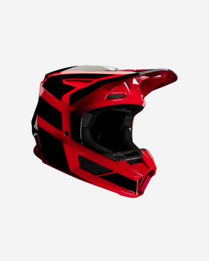 Fox Racing V2 Hayl Helm – Flammenrot
