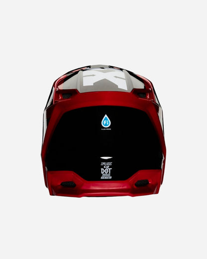 Fox Racing V2 Hayl Helm – Flammenrot