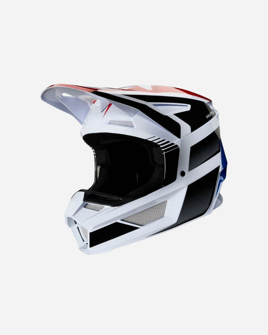 Casque Fox Racing V2 Hayl - Bleu/Rouge