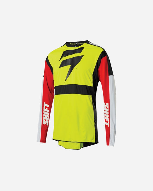 Maillot Shift Racing 3LACK Race 2 - Jaune Fluo
