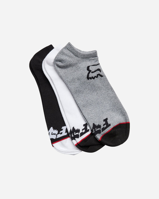 Lot de 3 Chaussettes Invisibles Fox Racing - Noir/Blanc/Gris