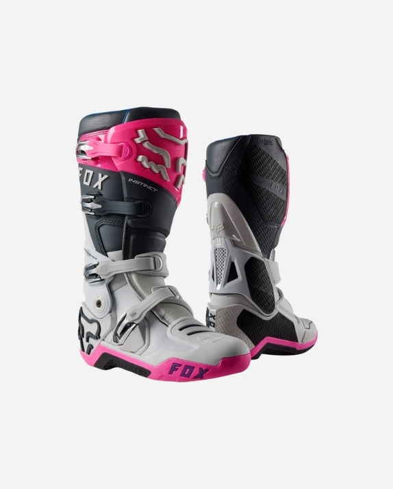 Bottes Fox Racing Instinct - Gris/Rose