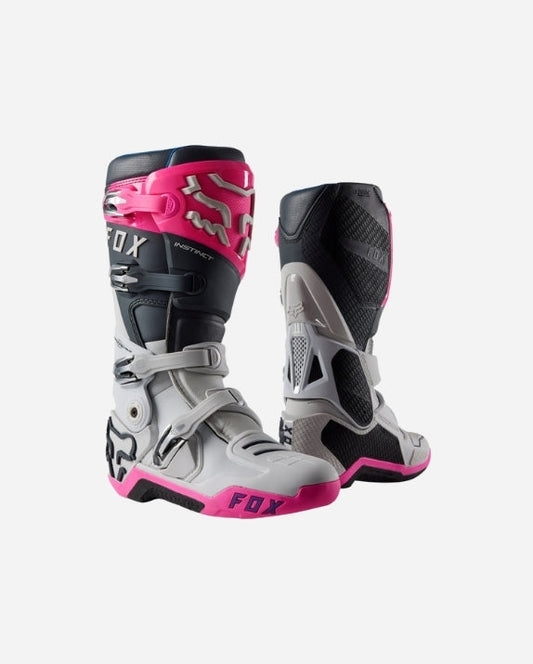 Bottes Fox Racing Instinct - Gris/Rose