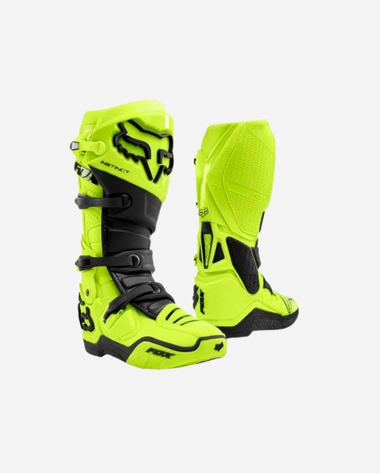 Bottes Fox Racing Instinct - Jaune fluo
