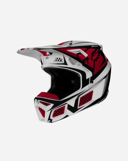 Casque Fox Racing V3 Idol - Gris clair