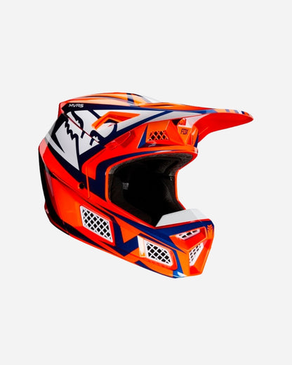 Casque Fox Racing V3 Idol - Orange/Bleu