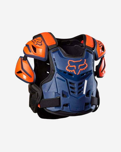 Plastron CE Fox Racing Raptor - Bleu marine