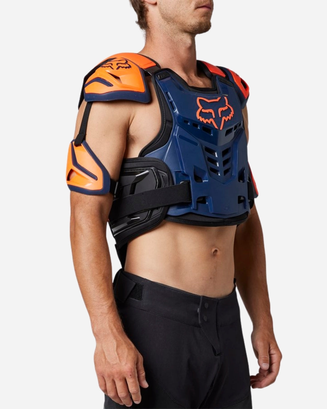 Plastron CE Fox Racing Raptor - Bleu marine