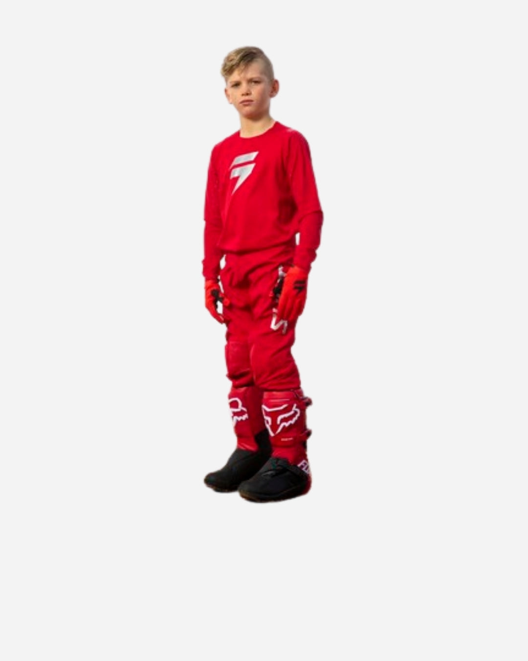 Maillot Enfant Shift Racing 3LUE Label Bloodline - Rouge