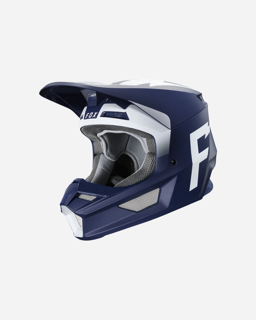 Fox Racing V1 Werd Helm – Marineblau