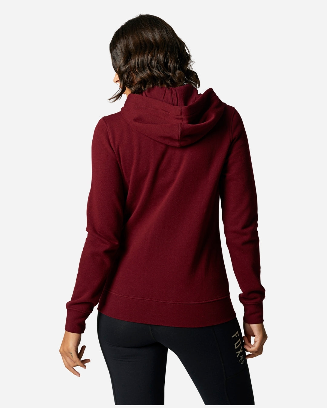 Sweat à capuche zippé Fox Racing Break Check - Cranberry