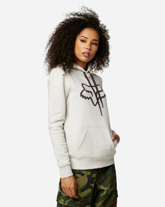 Sweat à Capuche Fox Racing Boundary Fleece - Blanc Vin